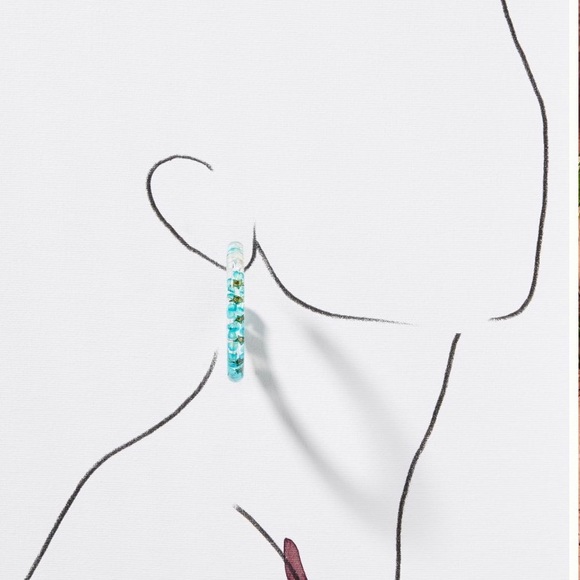 Anthro Florida resin earrings NWT - Picture 3 of 6